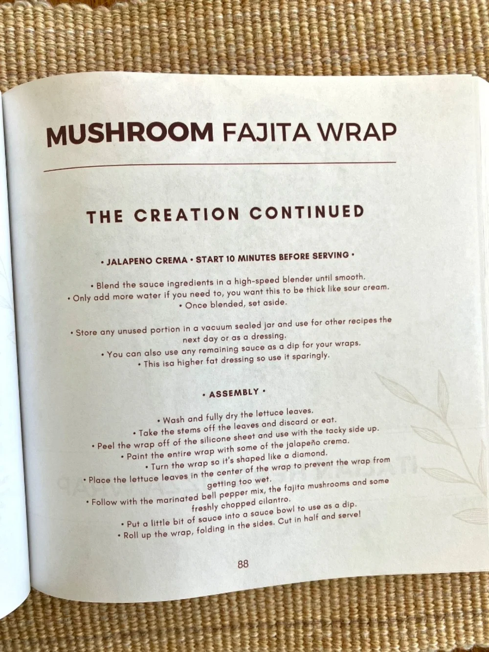 Hand Salads Wrap Cookbook NEW Raw Gluten Free vegan vegetarian